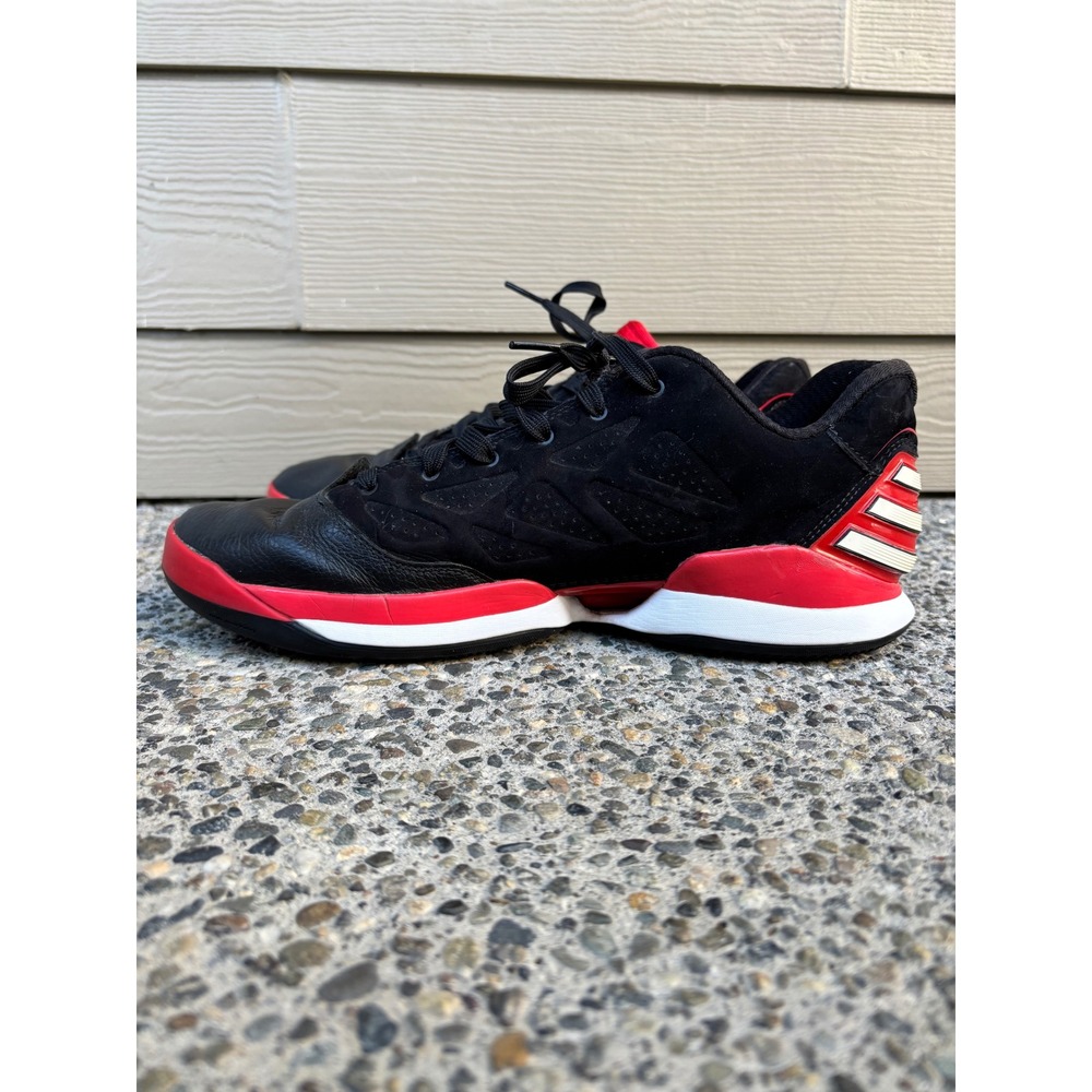 Men's adidas Rose 2.5 Low Chicago Bulls 'Away' Black/Red Basketball Size 12.5 - Picture 4 of 11